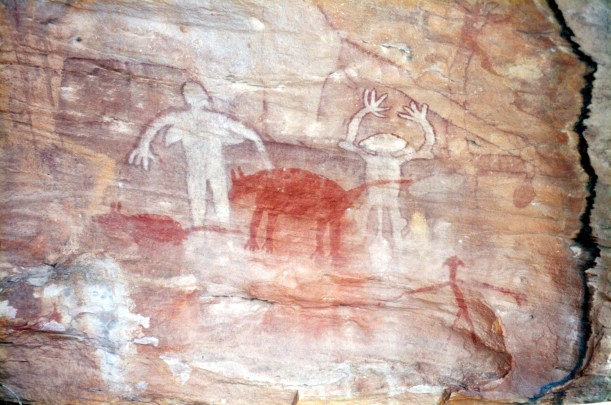 08-23-1998 03 Quinkan art man and beast.jpg