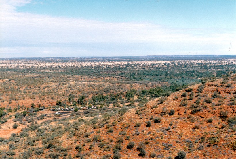 06-11-1999 02 carpark and plains from part way up canyon spur