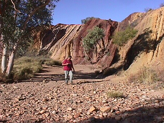 06-28-1999 wendy walking at Ochre Pits.JPG