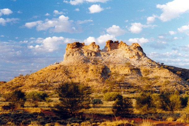 08-12-1999 14 sunset on castle rock and camp