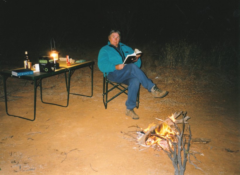 08-16-1999 15 Rig road camp by fire