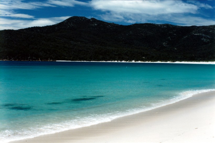 12-17-1999 05 on beach Wineglass Bay