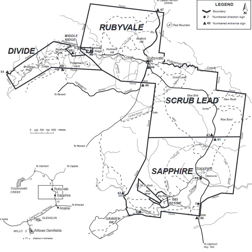 Rubyvale Hotel Map 2000 Travels May 16 | This Adventurous Age