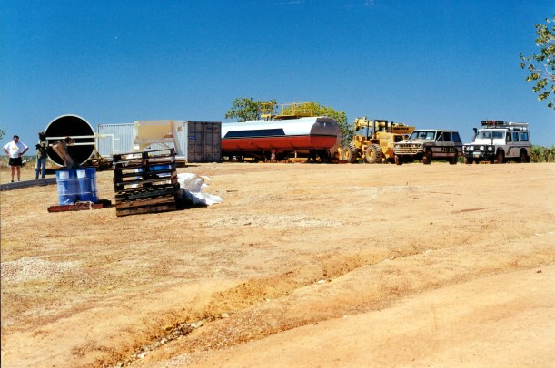 08-03-2000 03 Longini Landing and diamond mining gear.jpg