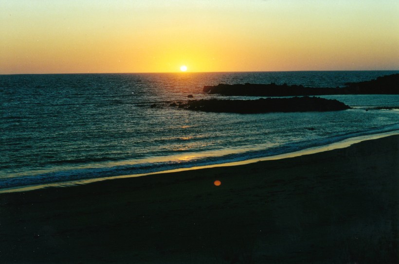 09-07-2000 sunset Middle Lagoon