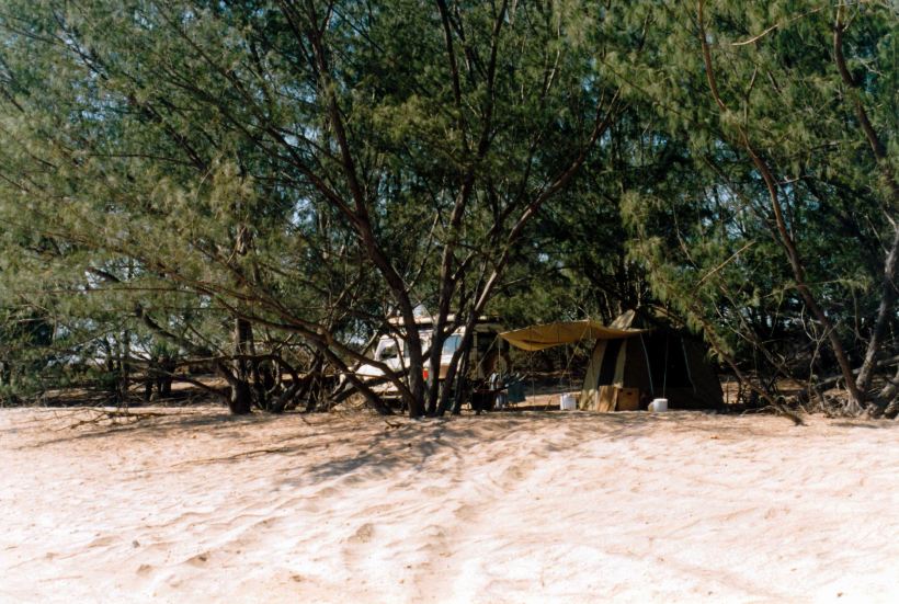 Resize of 08-24-2002 04 our Wollogorang camp from beach