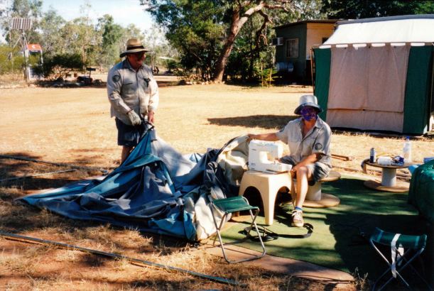 Resize of 06-13-2003 isobel and john fixing tent adels.jpg