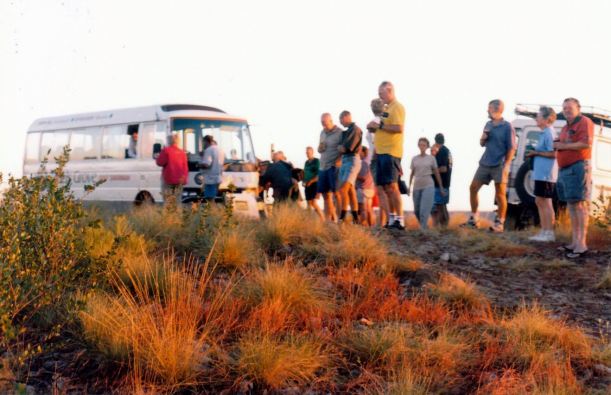 Resize of 06-13-2003 01 sunset &amp; moonrise on Bill Hill