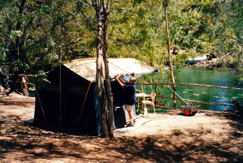 Resize of 08-07-2003 04 cleaning Hilton tent