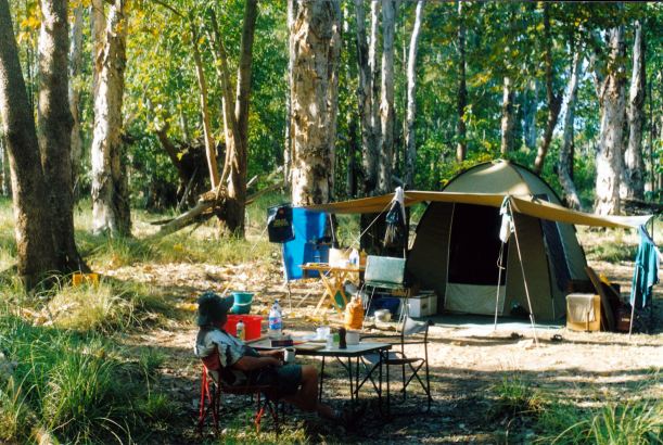 Resize of 09-20-2003 05 Fig Tree camp in paperbarks.jpg