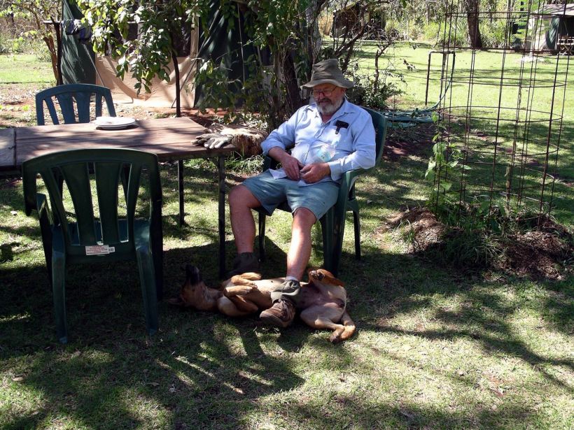 Resize of 07-30-2005 03 John with Skunge footrest.JPG