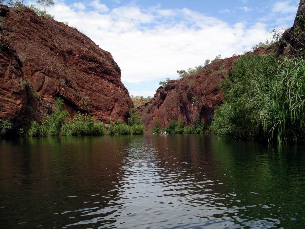 Resize of 09-15-2005 02 canoeing Middle Gorge Lawn Hill