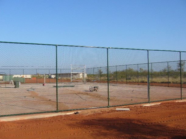 12-03-2006 Tennis Court fenced